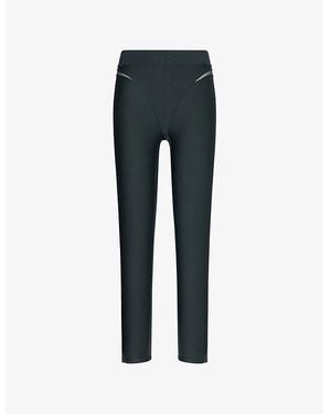 Alo Yoga Alo Airlift 7/8 High-Waisted Stretch-Woven Leggings - Blue