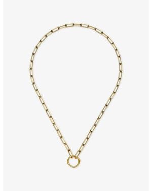 Missoma Harris Reed X Interlinked 18Ct Pvd-Plated Stainless-Steel Chain Necklace - Metallic