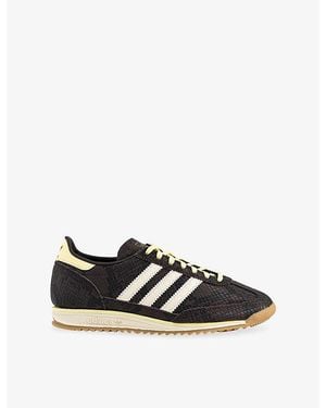 adidas Sl72 Leather Sneakers - Black