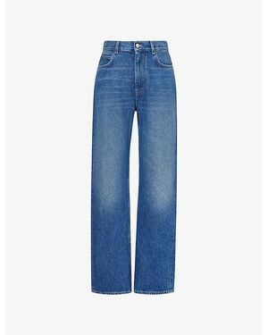 The Row Vanya Straight-Leg Denim Jeans - Blue