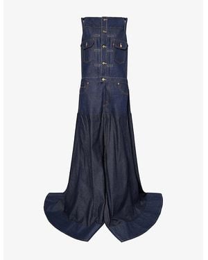 Levi's® x sacai Women's Denim Jumpsuit Levi's® X Sacai Denim Jumpsuit - Blue | Levi's® PL