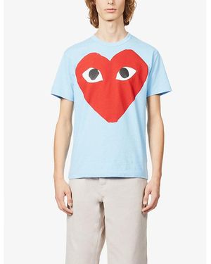 COMME DES GARÇONS PLAY Big Heart Cotton-Jersey T-Shirt - Multicolour