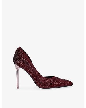 Carvela Kurt Geiger Positano Vinyl Heeled Courts - Purple