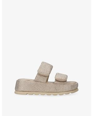 Steve Madden Tokiyo Woven Sandals - Natural