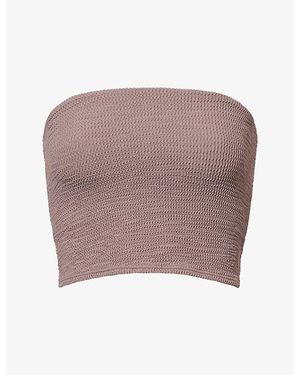 Cheap Monday Laguna Bandeau Crinkle Top - Brown