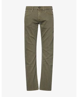 7 For All Mankind The Straight 5-Pocket Denim Jeans - Green