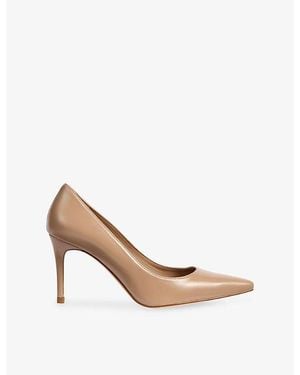 LK Bennett New Floret Patent Leather Pointed-Toe Courts - White