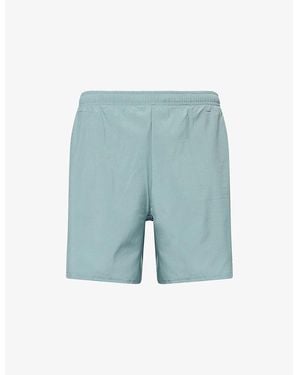 GYMSHARK Arrival 7' Logo-Print Woven Shorts - Blue