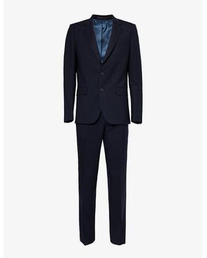 Paul Smith Structured Wool Travel Suit - Blue