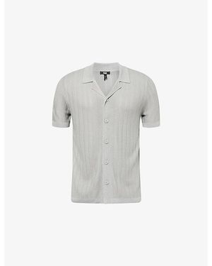 PAIGE Copley Textured Knit Shirt - Grey