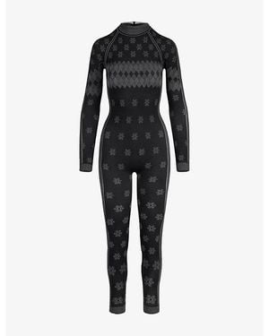 Skims First Layers Turtleneck Thermal Catsuit - Black