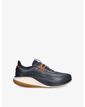 Cole Haan Leather Grandprø All-Day Runner Trainers - Blue