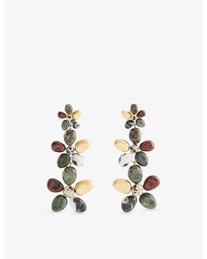 Zimmermann Norma Large 16Ct-Plated Brass Earrings - Metallic
