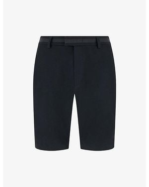 BOGGI B-Tech Stretch-Woven Bermuda Shorts - Blue
