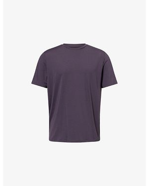 Condition Aero Short-Sleeves Stretch-Woven T-Shirt - Purple