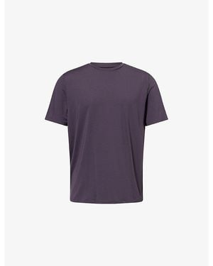 Condition Aero Short-Sleeves Stretch-Woven T-Shirt - Purple