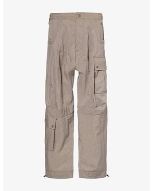 Vivienne Westwood Cabernet Woven Cargo Trousers - Brown