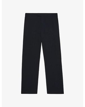 Reiss Found Relaxed-Fit Stretch-Woven Trousers - Blue
