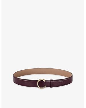 Cartier Panthère C De Small Leather Belt - Brown