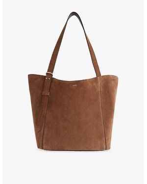 Max Mara Archetipo Leather Shoulder Bag - Brown