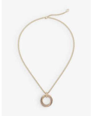 Cartier Trinity 18Ct, Rose, - And 1.16Ct Brilliant-Cut Diamond Pendant Necklace - Metallic