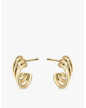 Shaun Leane Bound Hoop Size 1 Earrings - Metallic