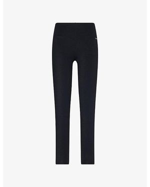 WE Are Tala Skinluxe V-Waist Stretch-Woven Leggings - Blue