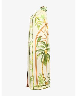 VERANDAH Ammama Toga Woven Maxi Dress - Metallic