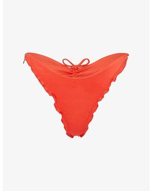 Agent Provocateur Berry Star-Charm Bikini Bottoms - Red