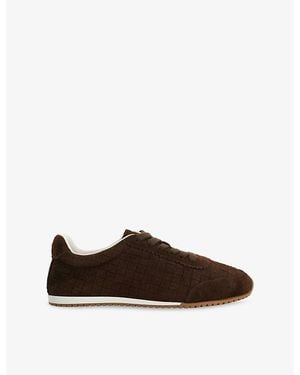 Dune Elora Suede Sneakers - Brown