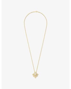 Boucheron Serpent Bohème 18Ct- And 0.80Ct Brilliant-Cut Diamond Pendant Necklace - White