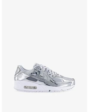 Nike Air Max 90 Leather Trainers - White