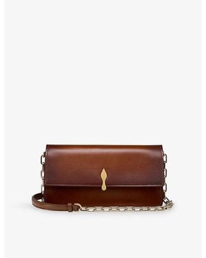 Christian Louboutin Bettina Leather Cross-Body Bag - Brown