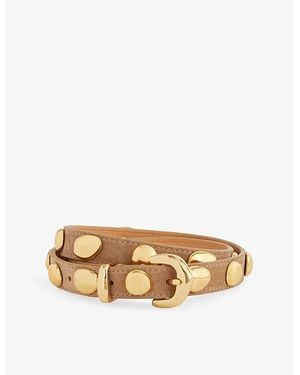 Amanu Vaal Leather Belt - Natural