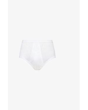Zimmerli of Switzerland Classic Cotton Briefs - White
