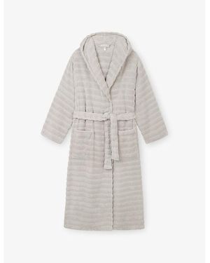 The White Company Relaxed-Fit Ribbed Cotton Robe - White