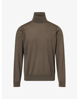 dunhill Superfine-Cashmere Roll-Neck - Green