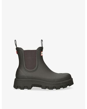 HUNTER Elements Elasticated-Side Rubber Ankle Boots - Black