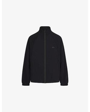 NikeSKIMS Stretch Nylon Oversized Track Jacket - Black