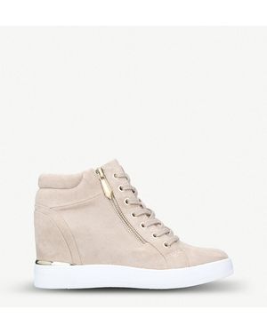 ALDO Ailanna Wedged Trainers - Natural