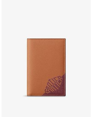 Cartier Losange Shadow Leather Card Holder - Brown