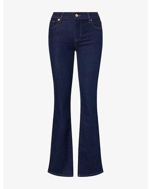 FRAME The Rodeo Flared Denim Jeans - Blue