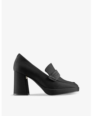 Martine Rose X Clarks Woven Heeled Loafers - Black