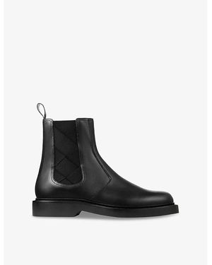 Jimmy Choo Reggie Leather Chelsea Boots - Black
