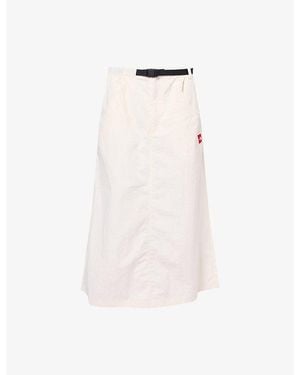 The North Face Box Belted Woven Midi Skirt - Natural
