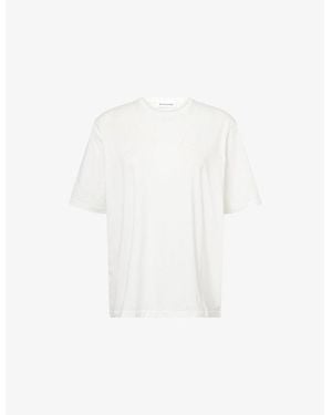 Frankie Shop Harper Soft Cotton-Jersey T-Shirt - White