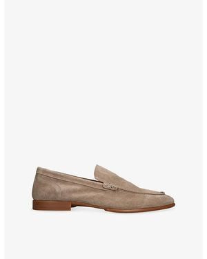Steve Madden Eirik Suede Loafers - Brown