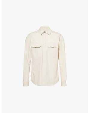 Rick Owens Flap-Pockets Regular-Fit Cotton Shirt - White