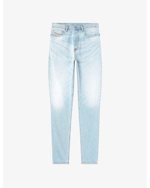 DIESEL 2023 D-Finitive 09N54 Tapered-Leg Denim Jeans - Blue