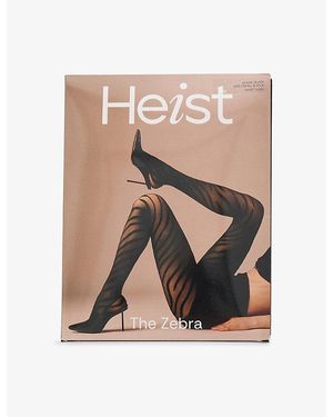Heist Studios Zebra Patterned Semi-Opaque Tights - Pink